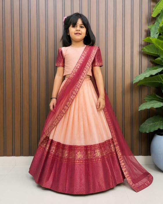 kids lehenga choli cottan silk Kurti wholesalers in Kolkata